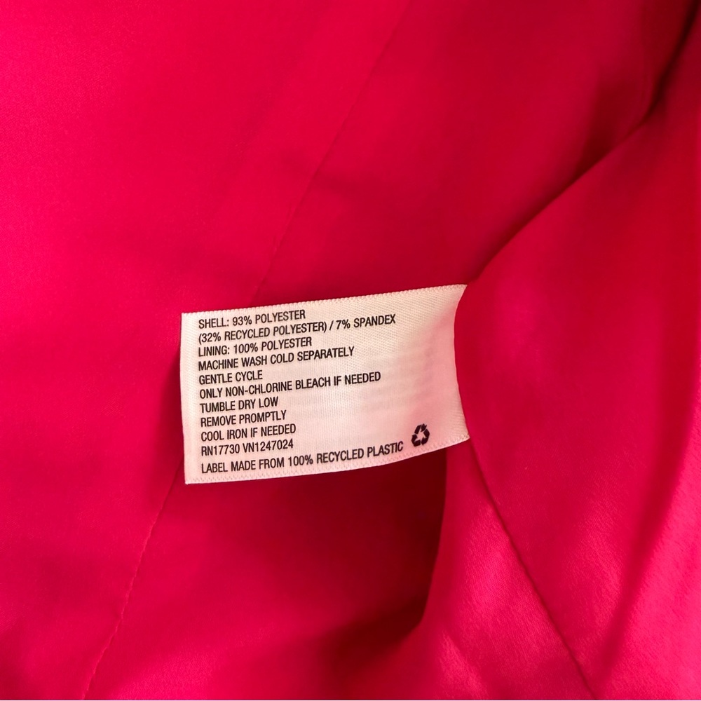 Sergio Hudson × Target Fuschia Pink Cropped Boxy Blazer Jacket Formal Party - Picture 6 of 10